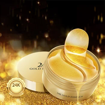 

60pcs 24K Gold Collagen Eye Mask Anti Wrinkle Sleep Crystal Eye Patch Moisturizing Dark Circles Remover Eye Mask Eye Care