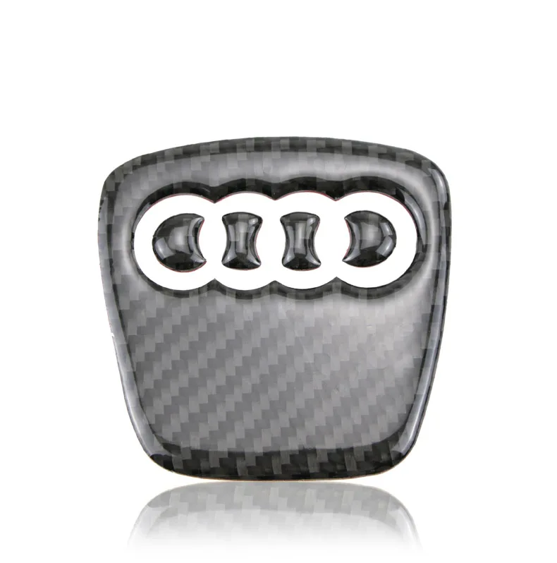 Для Audi A1 A3 A5 A4 A6 A7 A8 S3 S4 S5 S6 S7 Q3 Q5 Q7 TT углеродного волокна рулевого колеса автомобиля декоративное кольцо стикером лого в виде наклейки на автомобиль