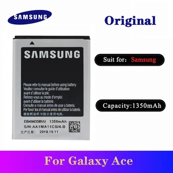 

Battery EB494358VU For Samsung Galaxy Ace S5830 S5660 S7250D S5670 i569 I579 GT-S6102 S6818 GT-S5839i 1350mAh Orginal Batteria