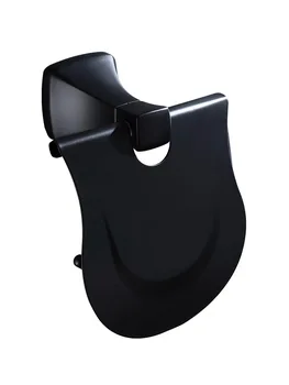 

Modern black Aluminum roll paper rack for bathroom wall mounted toilet organizer shelf