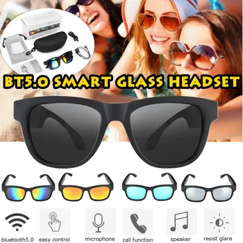 

3IN1 V 5.0 bluetooth Smart Sports Headphone Sunglasses Wireless Stereo Audio Sunglasses IPX7 Headset Earphone Speakers with mic