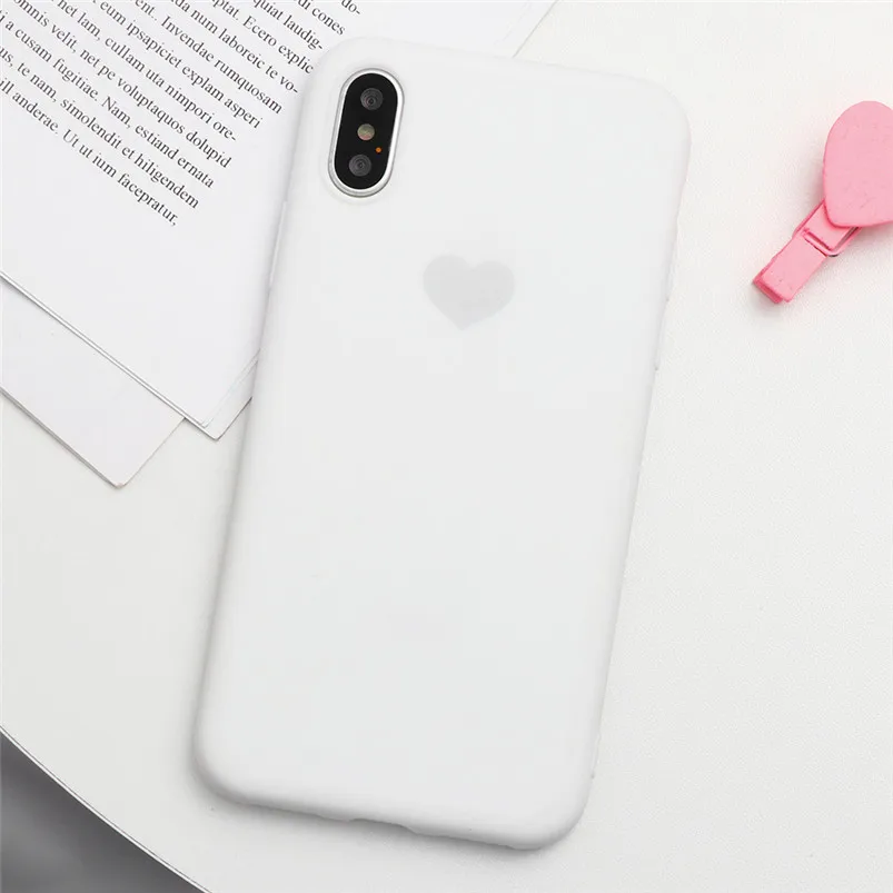 Матовый чехол для телефона ярких цветов с сердцем для iPhone 11 Pro XS Max XR X 8 7 6 6 s Plus 5 5S SE, мягкий чехол из ТПУ для iPhone XR, чехол - Цвет: 31Kbd-0ipbaxin
