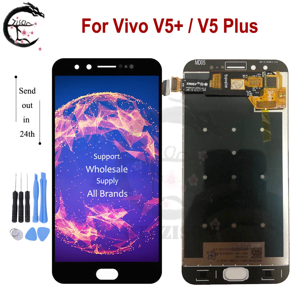 5 &quotЖК-дисплей для Vivo V5 + ЖК-дисплей Plus сенсорный датчик дигитайзер сборка V5plus