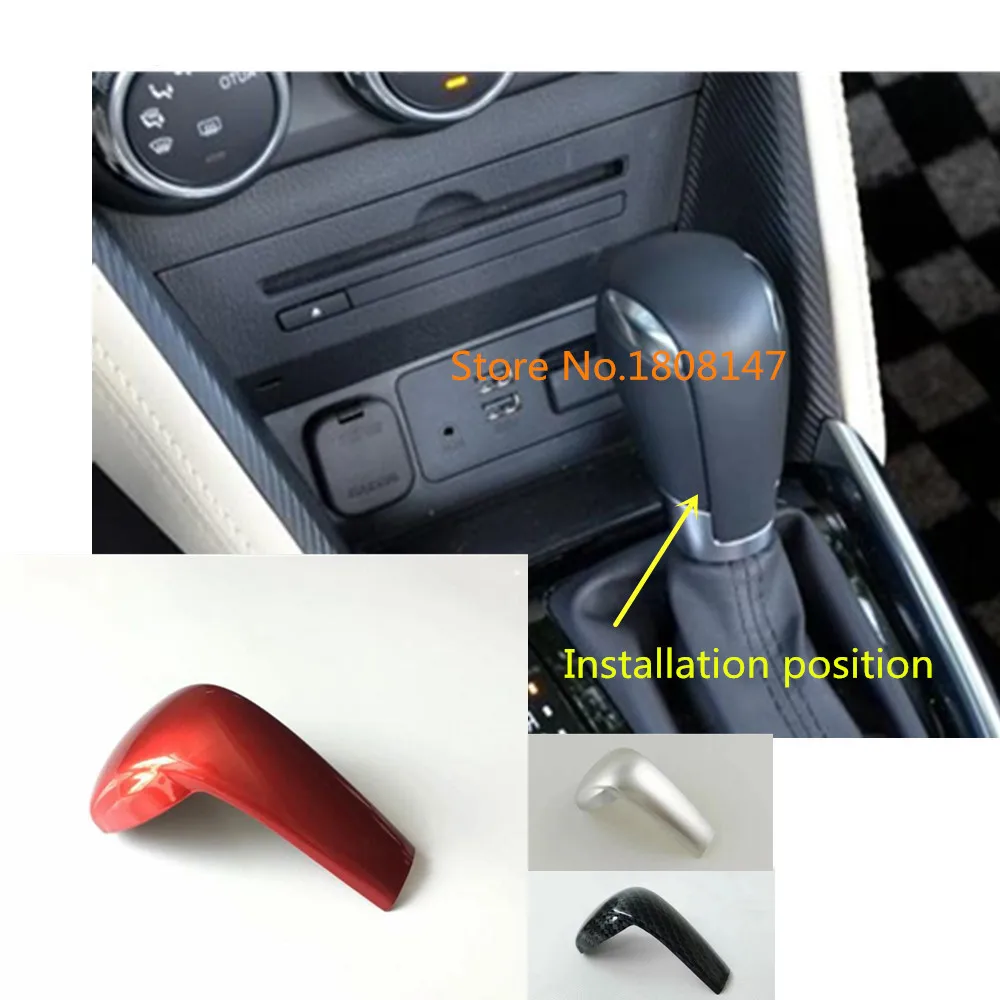 

Car Stick Cover Styling Shift Knob Control Top Lamp Frame Trim Part 1pcs For Mazda 2 Demio 2015 2016 2017 2018 2019