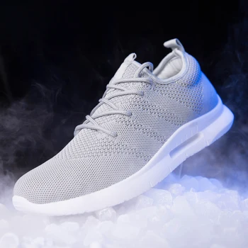 

summer New Men Casual Shoes Lace up Men Shoes Tenis Feminino Zapatos Lightweight Comfortable Breathable Couples Walking Sneakers