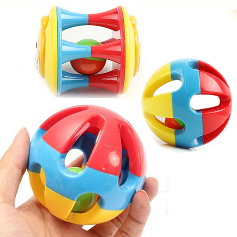 Cute Handbell Musical Developmental Bed Bell Baby Toy Rattle Three-color Ball GA Cute Handbell Musical Developmental Bed Bell Baby Toy Rattle Three-color Ball GA