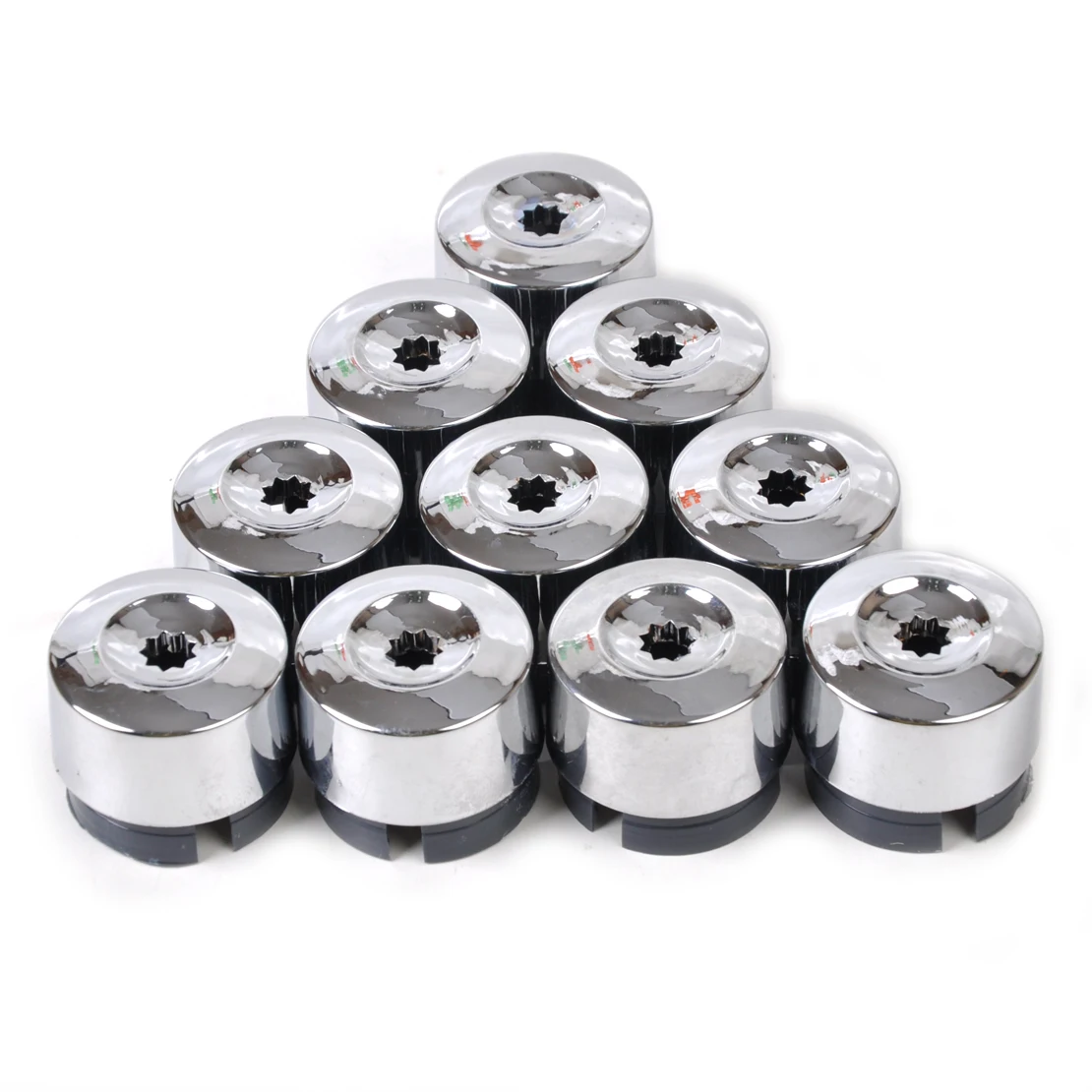 beler Chrome Wheel Lug Bolt Cap Cover Nut 7L6601173A