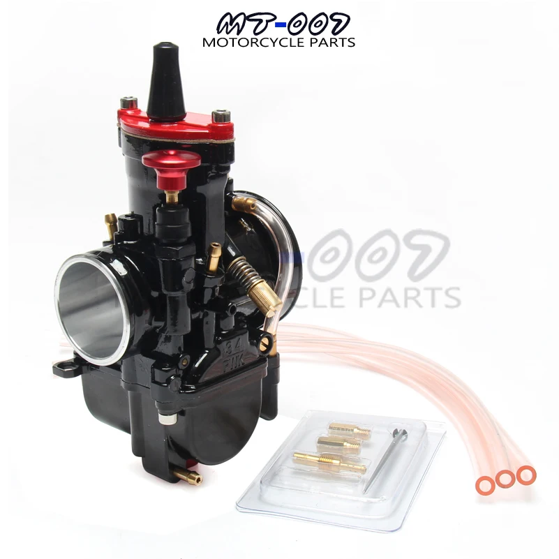 Мотоциклетный карбюратор 34 мм для Mikuni Pwk34 черный Карбюратор с Power Jet Fit Race Atv