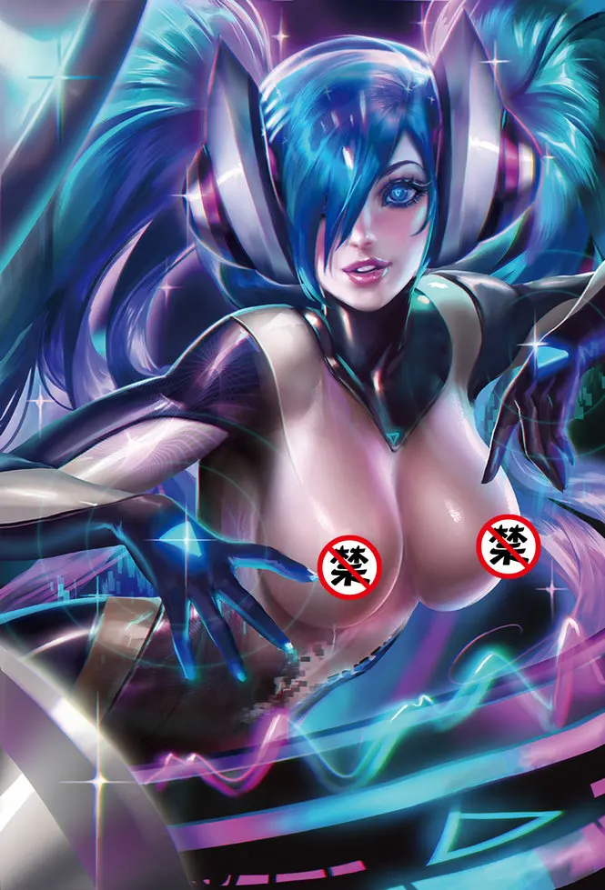 

Printed silk or canvas LOL game sona sexy girl art poster 16x24 24x36 inch custom living room bedroom home art wall picture