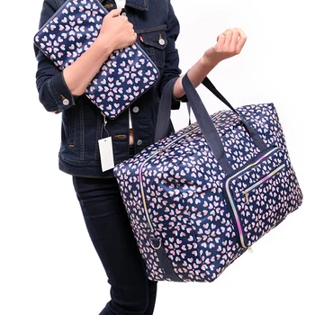 

Foldable Trolley Travel Bags Organizer Women Zipper Clothes Packing Cubes Luggage Duffle Handbag Accessories Supplies Products