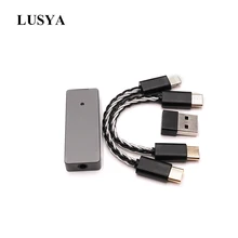 Lusya ESS9018q2c Sa9137 усилитель для наушников плата для 900 Ом выход 384K 32 бит T1060