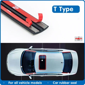 

Automobie Rubber Strip Edge Sealing Strips Auto Roof Windshield Sealant Protector Seal Strip Sound Insulation Window Seals