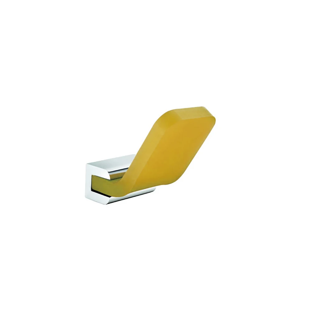 

Aluminun Robe Hook Colorful Acrylic Cloth Hanger Bathroom Accessories Wall Mounted Cloth Hook Stable Hardware