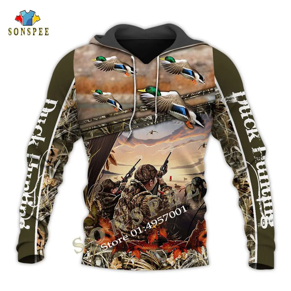 New Fashion 3D Men's Hoodie Camouflage Hunting Wild Duck Animal Print Long Sleeve Hooded Sweatshirts Unisex Pullover Streetwear New Fashion 3D Men's Hoodie Camouflage Hunting Wild Duck Animal Print Long Sleeve Hooded Sweatshirts Unisex Pullover Streetwear