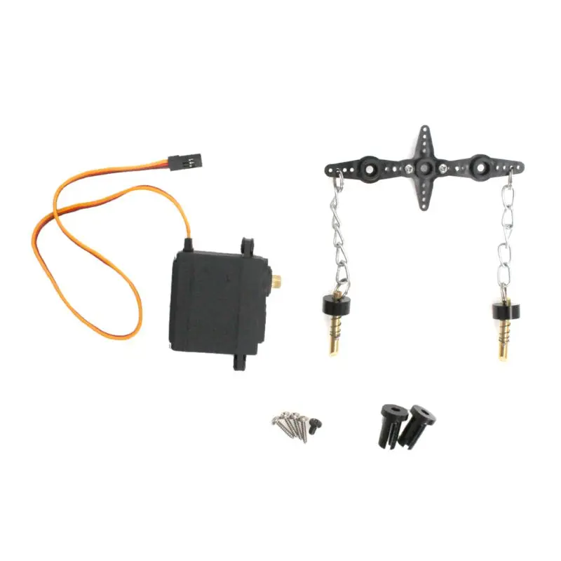 

RC Boat Servo With Swing Arm and Chain for Flytec V007 Fishing Bait Boats