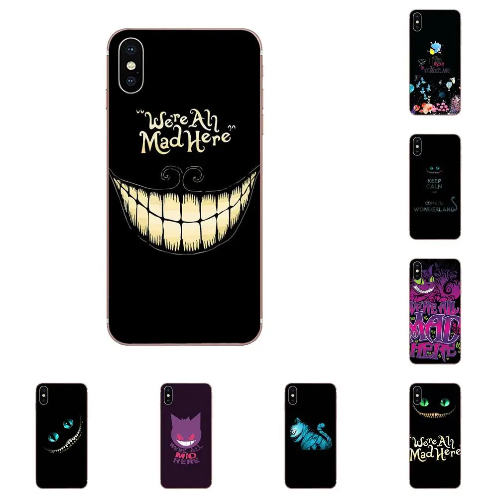 

Alice In Wonderland We All Mad Here Colorful For Samsung Galaxy Note 5 8 9 S3 S4 S5 S6 S7 S8 S9 S10 5G mini Edge Plus Lite