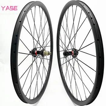 

YASE 29er carbon mtb wheelset 30x35mm tubeless aro 29 mtb asymmetry boost NOVATEC D791SB D792SB 110x15 148x12 bike disc wheels