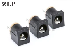 Tomada de alimentação dc DC 012 montagem do pwb 5.5x2.1mm conector de tomada de tomada dc dc012 preto DC 015 5.5*2.1mm