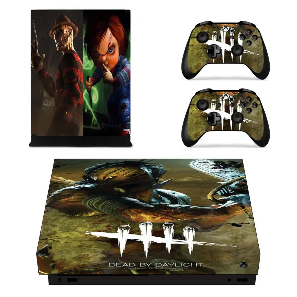 KYSX1X0485 Dead by Daylight стикер s для Xbox One X наклейка на кожу наклейки Pegatinas Adesivo для Xbox one X консоли пульта дистанционного управления скины - Цвет: KYSX1X0485