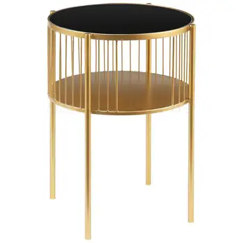 

Modern Minimalist Light Luxury Living Room Side Combination Creative Round Small Coffee Table Nordic Iron Bedside Table Corner T