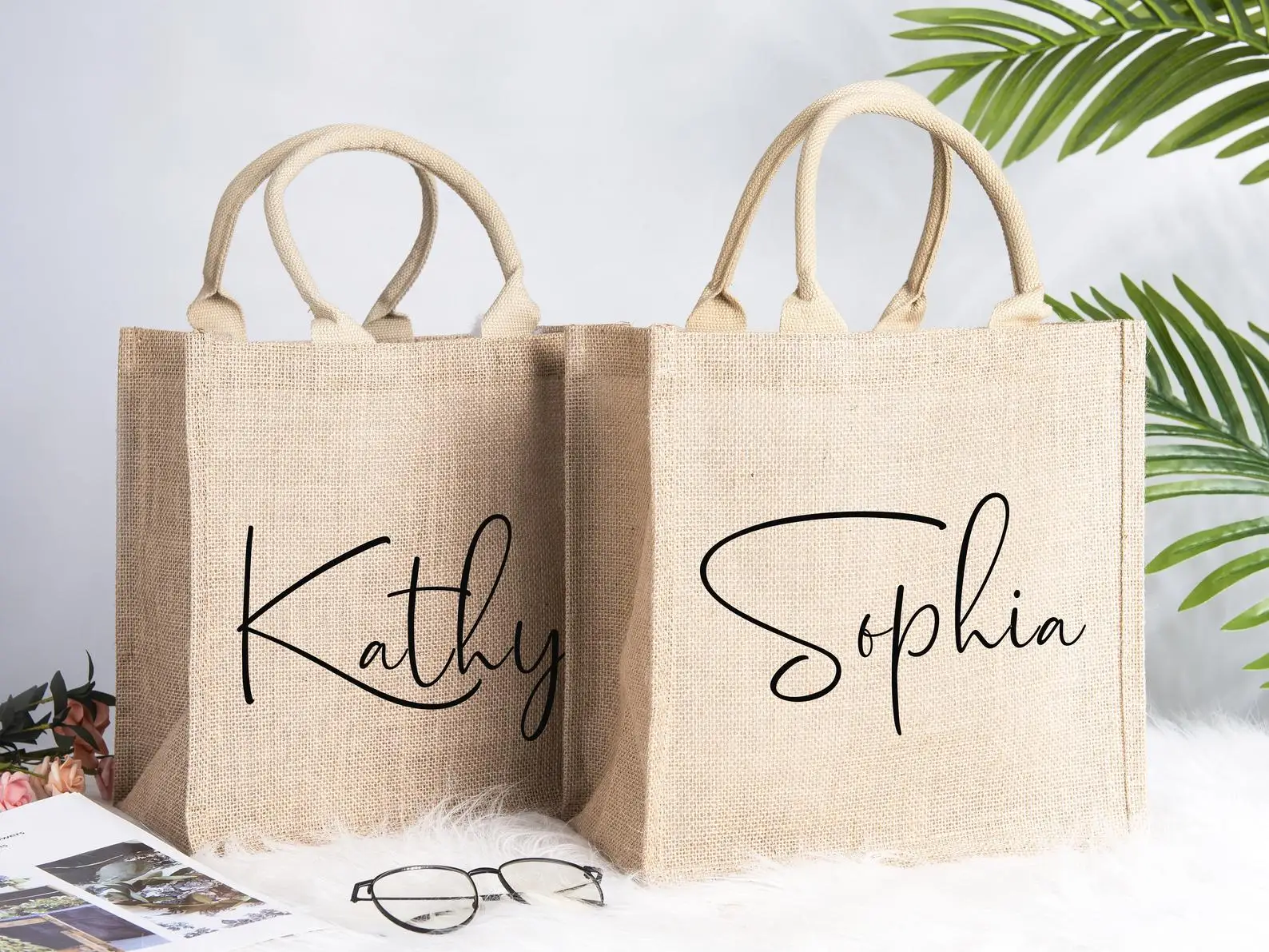 Custom Beach Tote Bag XL Carryall Tote for Bachelorette Weekend Getaway Beach Vibes Large Canvas Beach Bag Personalized Bridesmaid Gifts