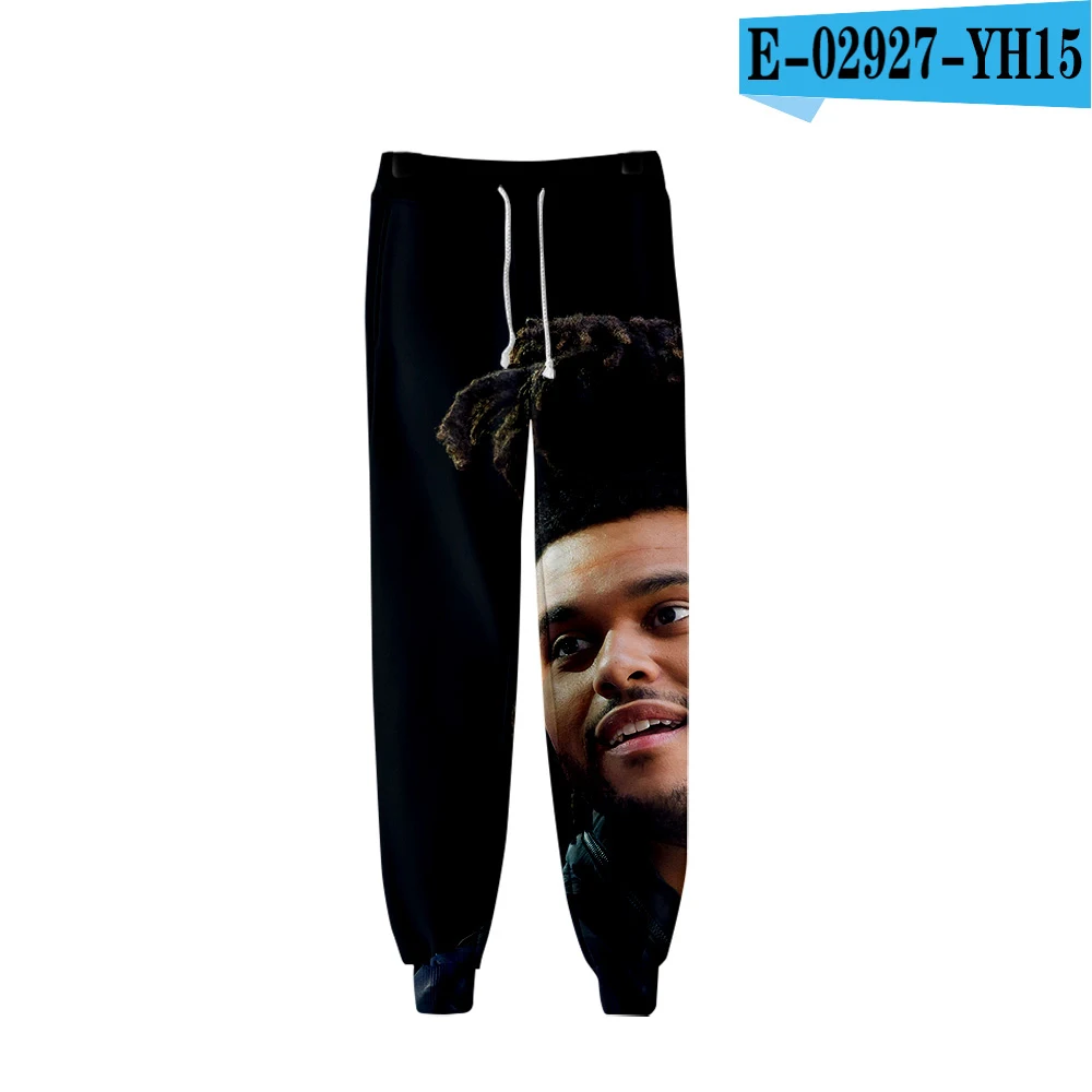 the weeknd winter sports pants unisex role-playing casual thin section plus velvet thickening hip hop pants - Color: 7