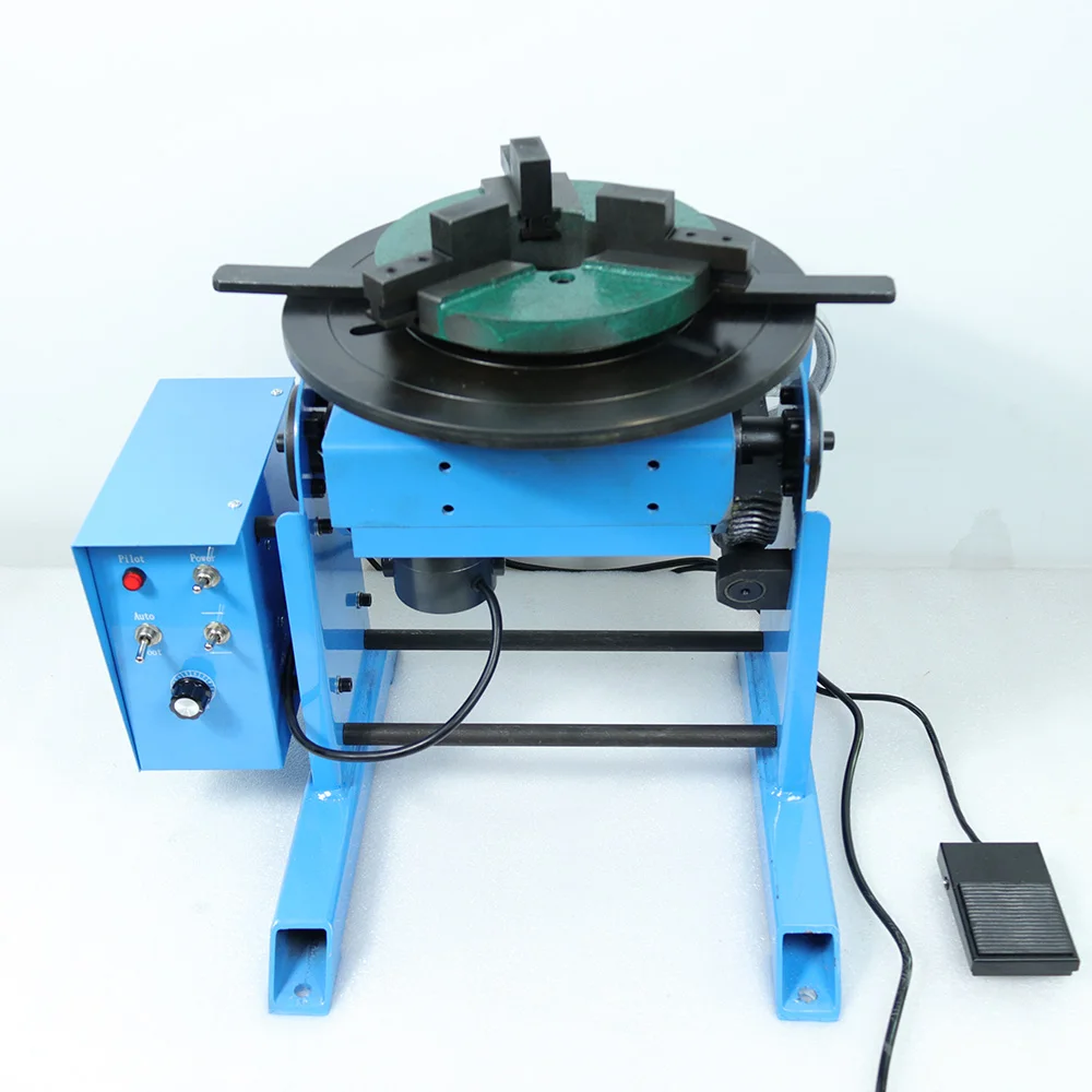 US $712.60 HD50 Girth Automatic 50KG Welding Positioner Welding Turntable With WP200 Chuck And Torch Holder