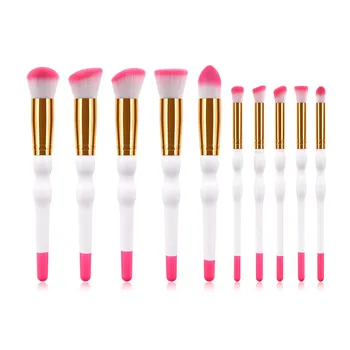

10PCS Makeup Brushes Set Special Style Handle For Eyeshadow Foundation Blush Make up Brush Makeup Tools T10174