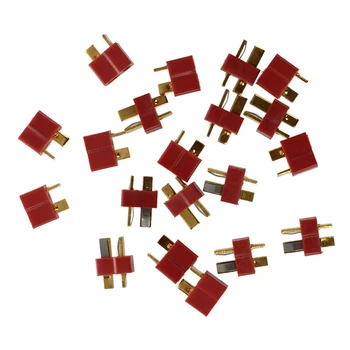 

10 Pair Deans Anti-skid Connector T Plug Male+Female for RC ESC Battery