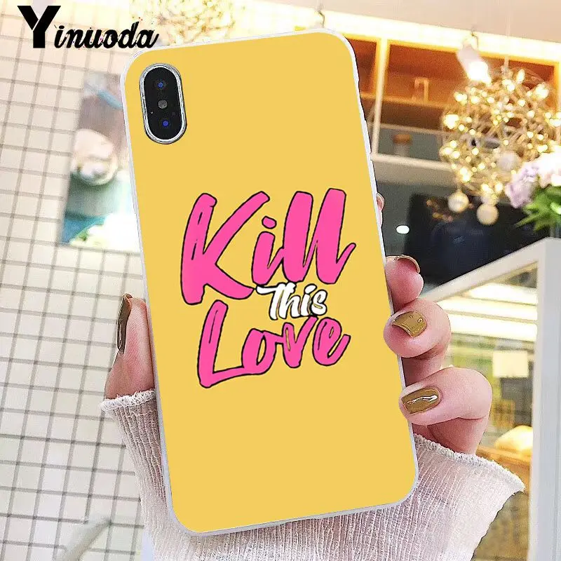 Yinuoda Blackpink kill this love KPOP Coque Shell чехол для телефона iPhone 8 7 6S Plus X XS MAX 5 5S SE XR 10 чехол 11 pro max