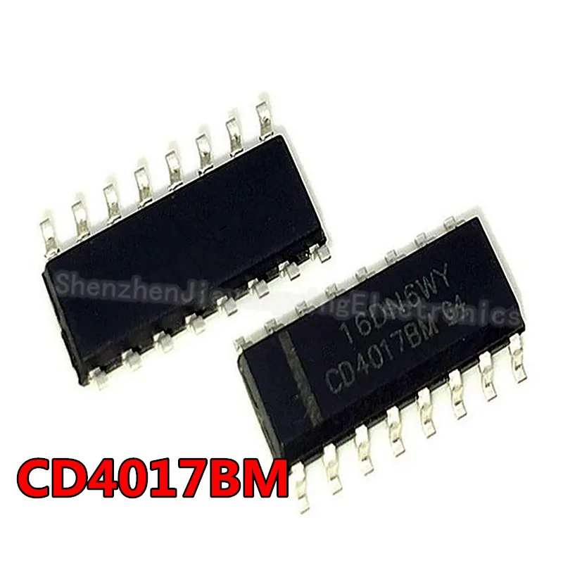 Новый и оригинальный чипсет IC CD4017BM SOP16 CD4017B CD4017 4017 SOP-16 SMD 10 шт. | Электронные