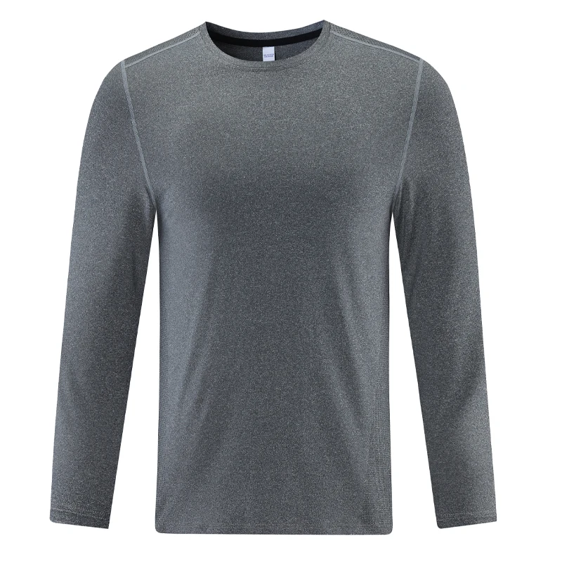 Men New Sport Long Sleeve Quick Dry Thin Autumn Running Gym Shirt