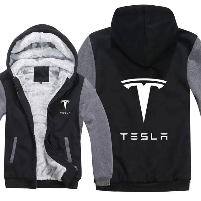 13 Толстовки с капюшоном «Tesla», зимняя, утолщенная куртка Для мужчин wo Для мужчин в стиле унисекс, одежда с содержанием шерсти флисовая толстовка автомобильные брелки с логотипом печати пальто, толстовки пуловер, комплект одежды - Цвет: 13