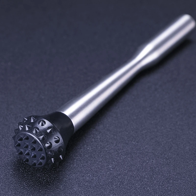 25cm Bar Cocktail Muddler Mojito Sharp Wolf Teeth Stainless Steel Bar Mixer Barwares Mojito Drink