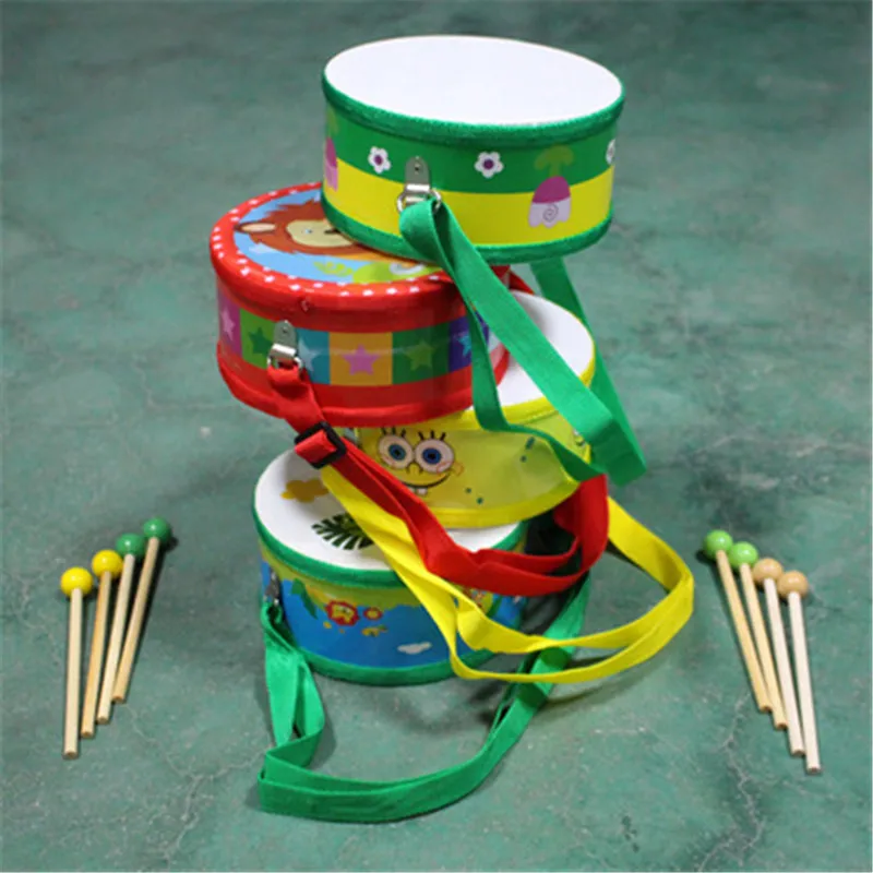 Most effective  Montessori Educational Wooden toy 3D Puzzle Wooden Waist Drum Sensory Mathematics Jigsaw Brain Trai
