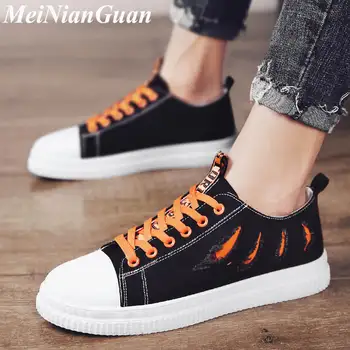 

Light Weight Shoes for Men Flat Big Size Black Sneakers Fashion Lace Up Men's Low Shoes Mesh Breathable Trend Casual Man Shoe K3