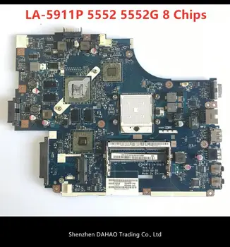 

LA-5911P For Acer aspire 5551 5551G 5552 5552G Laptop Motherboard NEW75 LA-5911P MBPUU02001 Main board HD5650M 1GB 100% TEST OK