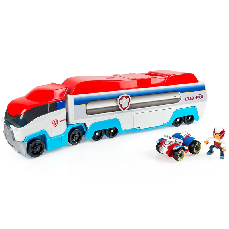 

Paw Patrol Rescue Big Bus Patrol Dog Car Action Figure Toy Mobile Anime Puppy Patrulla Canina Boy Girl Birthday Party Gift 52B