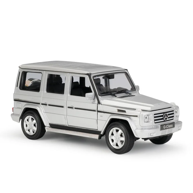 WELLY 1:24 Mercedes-Benz G-Class SUV спортивный автомобиль моделирование сплав модель автомобиля ремесла украшение Коллекция игрушек инструменты подарок - Color: Red