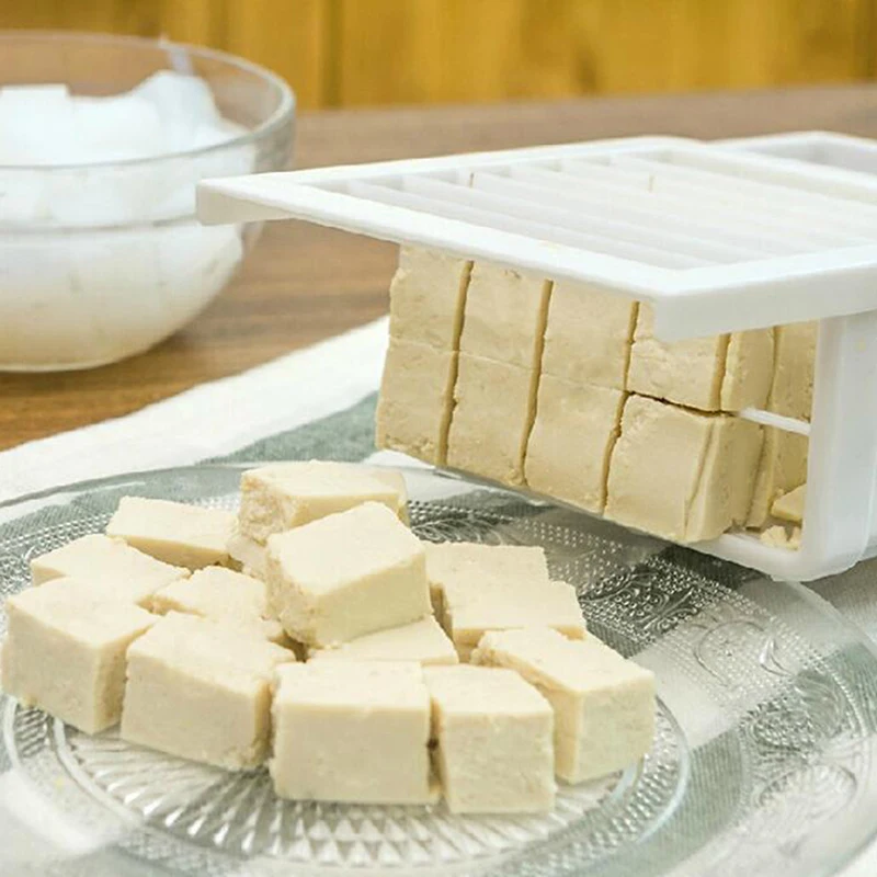 Японский стиль Nultifunctional Tofu срезанные части артефактов формы тофу креативный Кристалл крем машина для резки кухонный инструмент