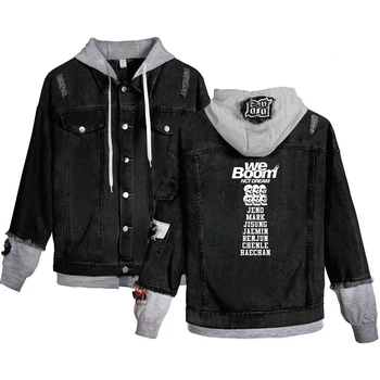 

2019 NCT Dream new album WE BOOM print for Women/men Spring Casual Hot Sale Warm/comfortable Denim sweatshirt Print Kpop jacket