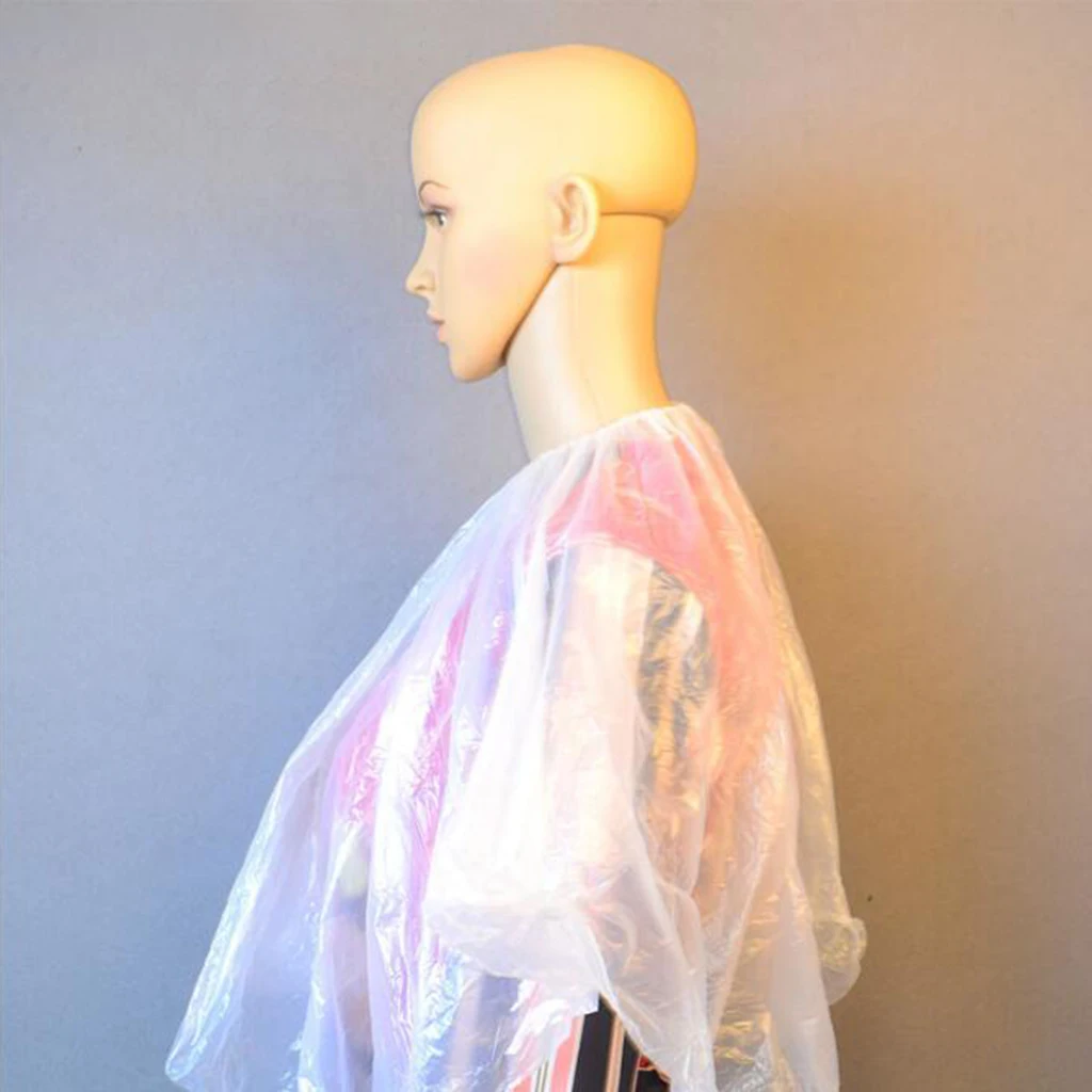 50/100/200 Disposable Hair Cutting Capes Hairdressing Gown Home Barber Apron Dyeing Salon Hairdresser Cloth