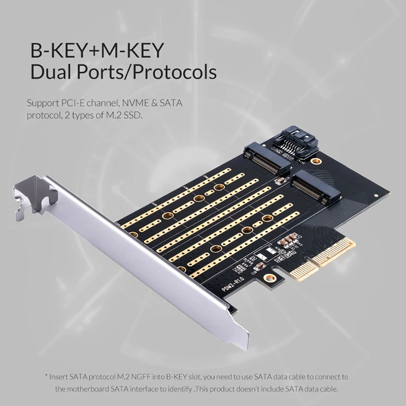 Original ORICO USB 3.0 PCI-E Expansion Card 5 Ports Hub Adapter External Controller Express Card with 4-pin Power Connector Cord