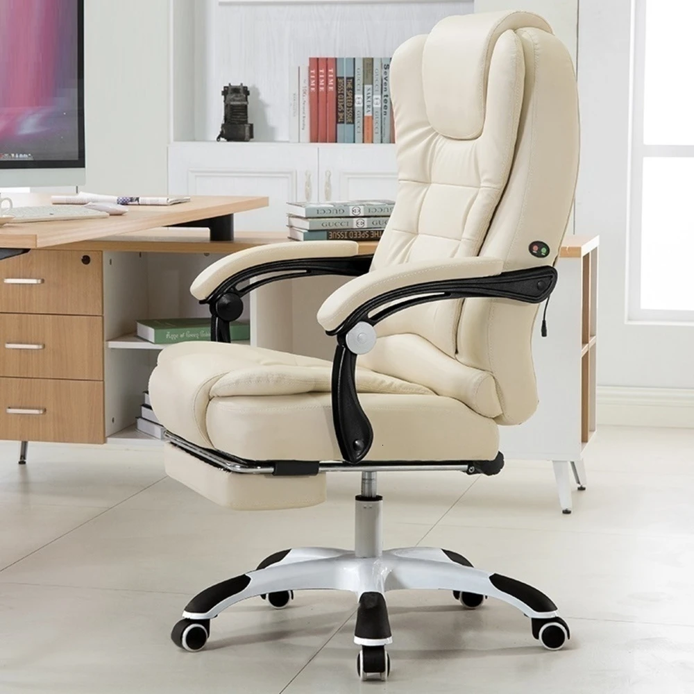 Ergonomic Gaming Chair Synthetic Leather, Luxury Executive Office Furniture Computer Chair image 3