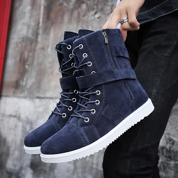 

botas-hombre western summer army winter goodyear long sport cotton mens boots suede dress canvas white snow vintage 2020 casual