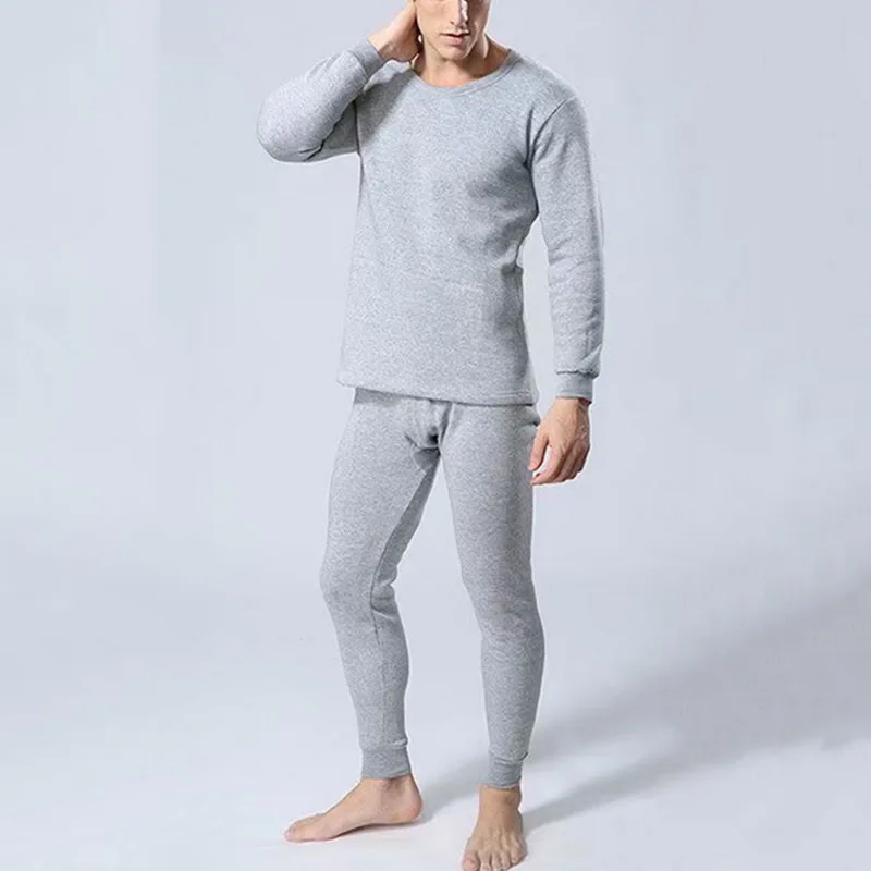 long johns for men New Hot Winter Mens Warm Thermal Underwear for men Long Johns Thermo Underwear Sets Thick Plus Velet Long Johns Man Suits fruit of the loom long johns