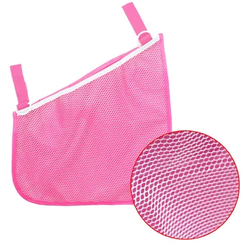 

Outdoor Pushchair Net Large Capacity Universal Zipper Closure Baby Stroller Storage Bag Mesh Hanging Solid Accessories Shopping