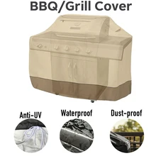 The new Gas BBQ Grill 58" 70" Cover Heavy Duty Waterproof Outdoor Weber Beige Garden Patio Gas Barbecue Cover