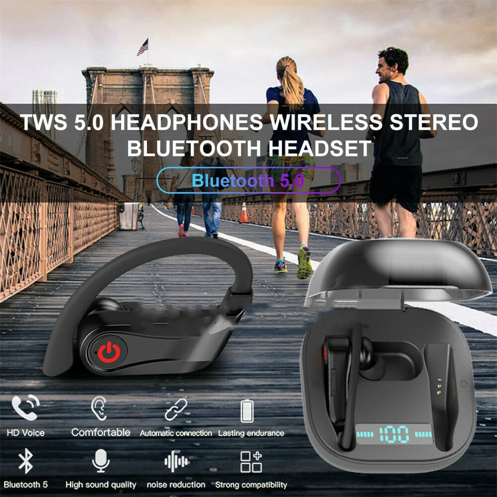 Беспроводные наушники TWS Mini True Bluetooth 5,0 стерео наушники-вкладыши наушники супер бас стерео 1800 мАч 15 часов воспроизведения timesound