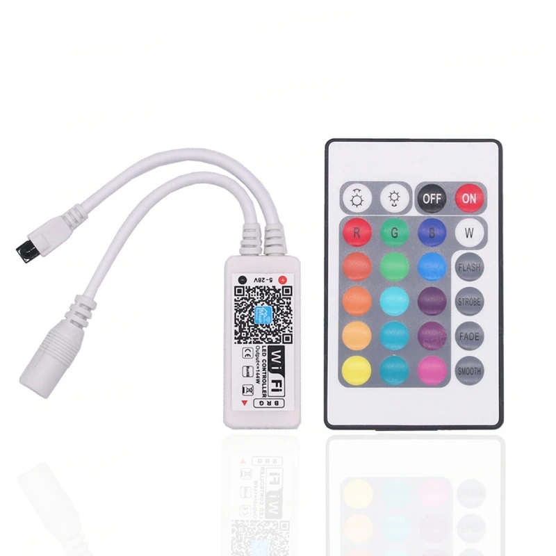5M 10M 15M 20M RGB LED Stripe Light SMD 5050 IP65 Waterproof RGB Tape DC12V Ribbon Diode Flexible LED Strips Flexible Kit 24 Key Remote Controller APP (6)